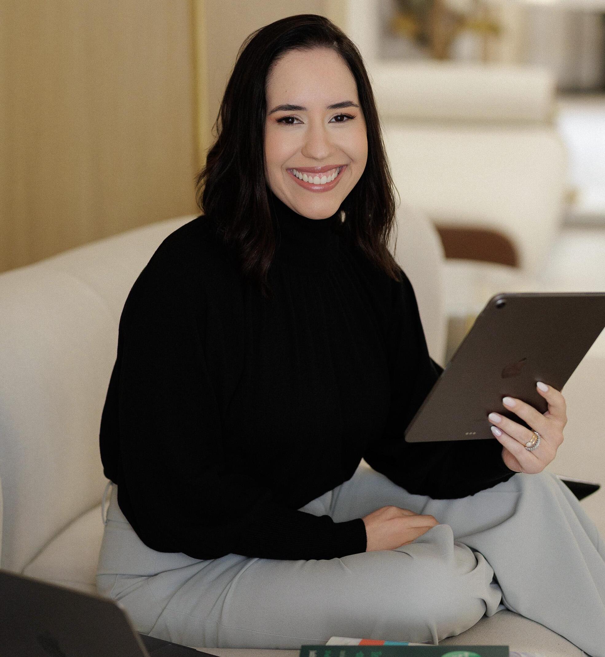 Katharina Moraes na seção de avaliação psicológica e acompanhamento para cirurgia bariátrica